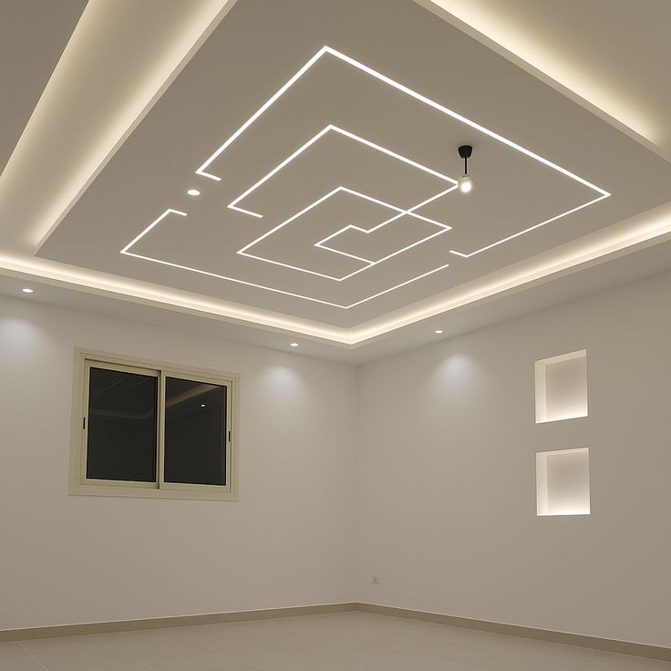 Gypsum False Ceiling Designing (FST-2251)