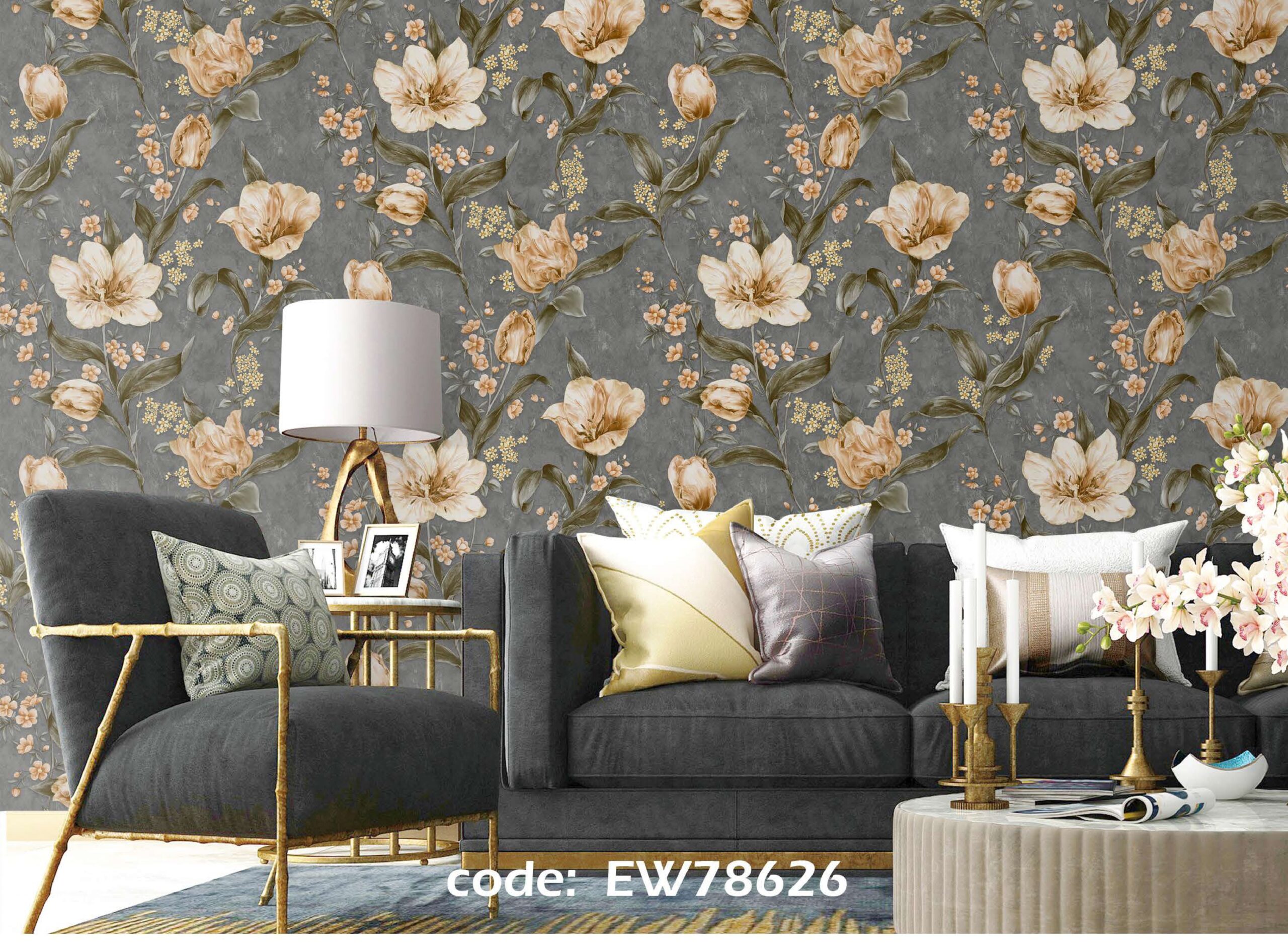 Wallpaper 0.53m x 9.5m (Design-EW78626)