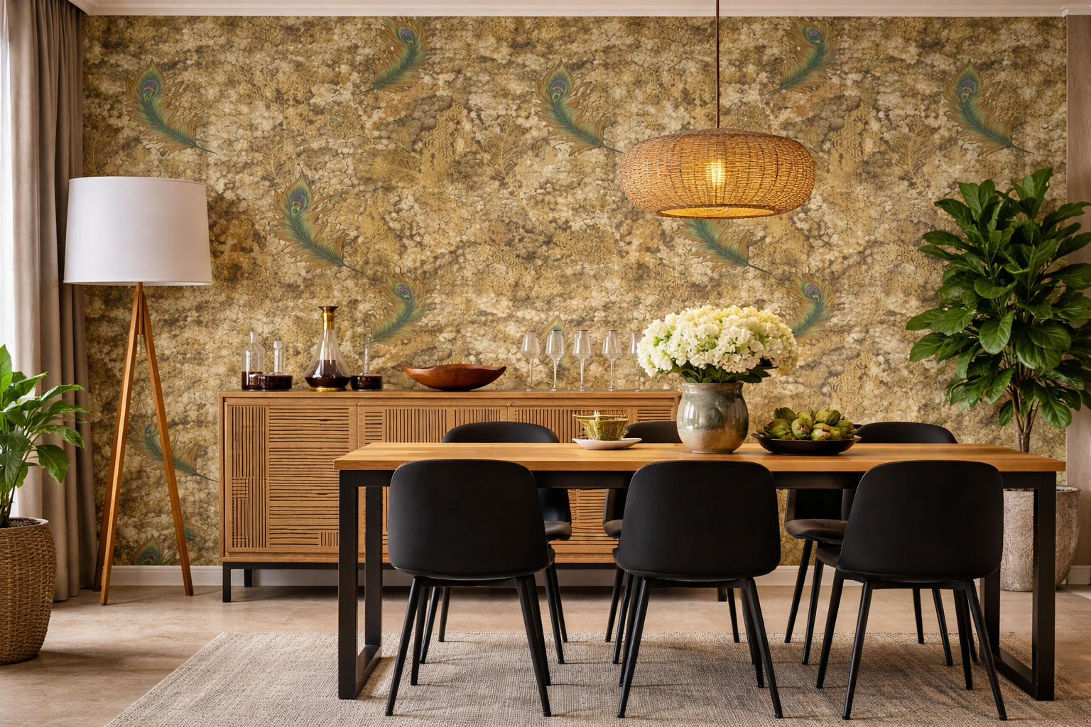 Wallpaper 0.53m x 9.5m (Design-EW78603)