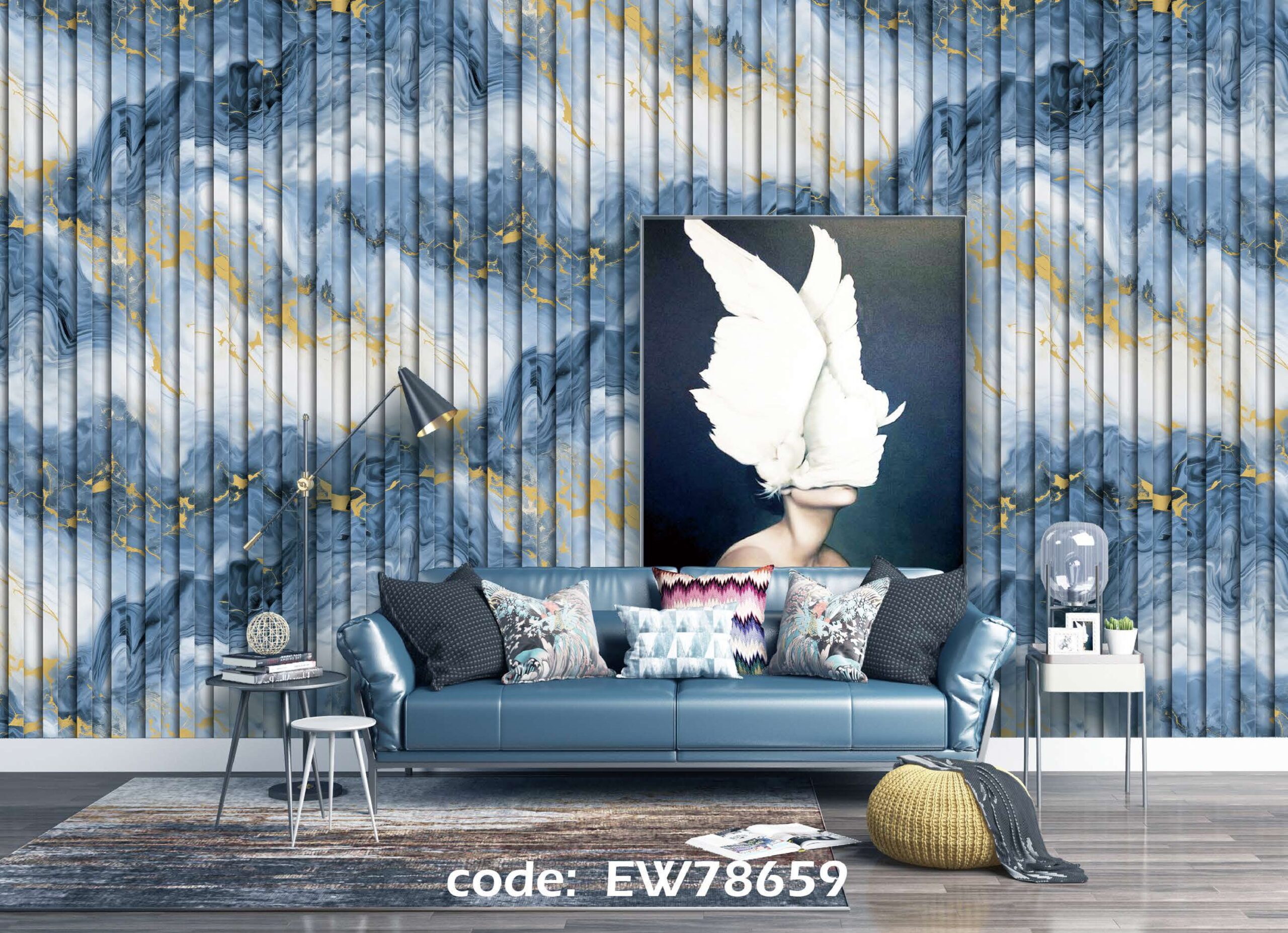 Wallpaper 0.53m x 9.5m (Design-EW78659)