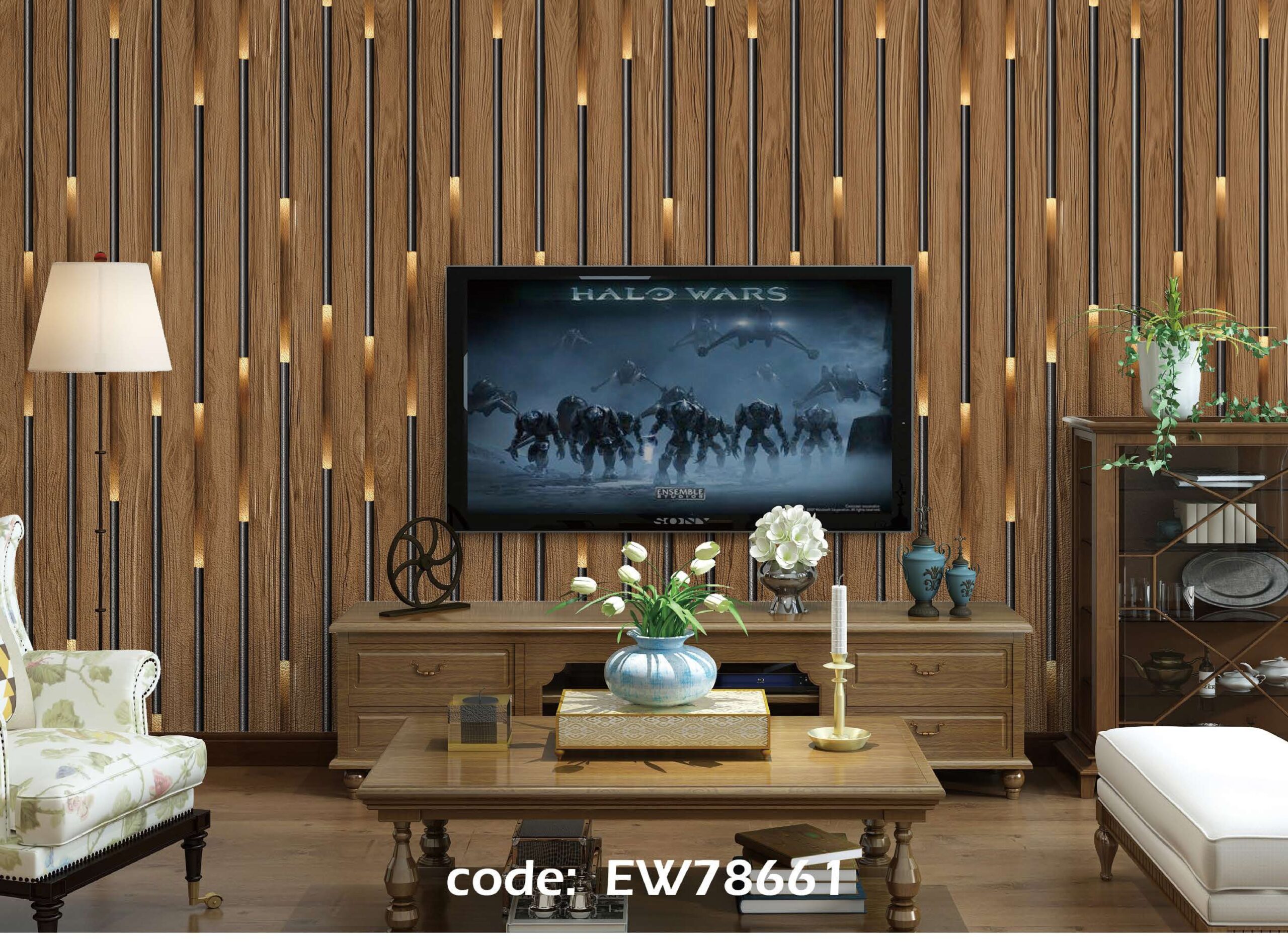 Wallpaper 0.53m x 9.5m (Design-EW78661)