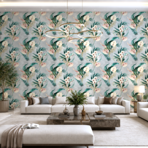 Wallpaper for Living Room & Bedroom Modern PVC Waterproof Wallpaper Roll Luxury Wall Decor  for Home Wallpaper (53cm x 950cm) or (0.53m x 9.5m) (Design-F89001)
